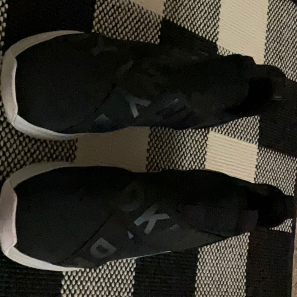 Black DKNY sneakers